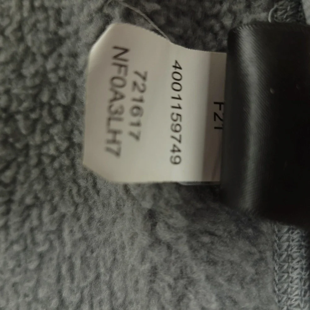 The North Face Sweater Fleece Jacket Mens XL Gray Full Zip Ag Valley Co-Op